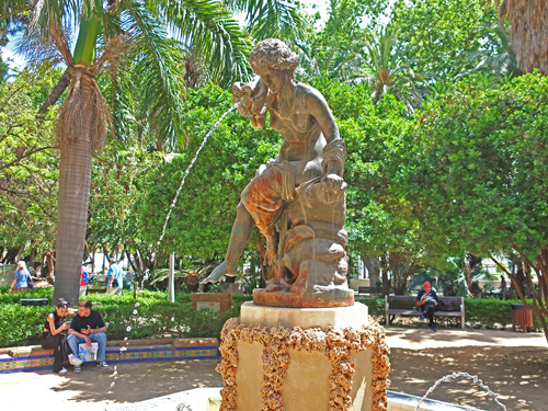 Alameda Park, Malaga Spain