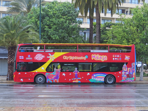 Hop-on Hop-off Bus in Malaga Spain